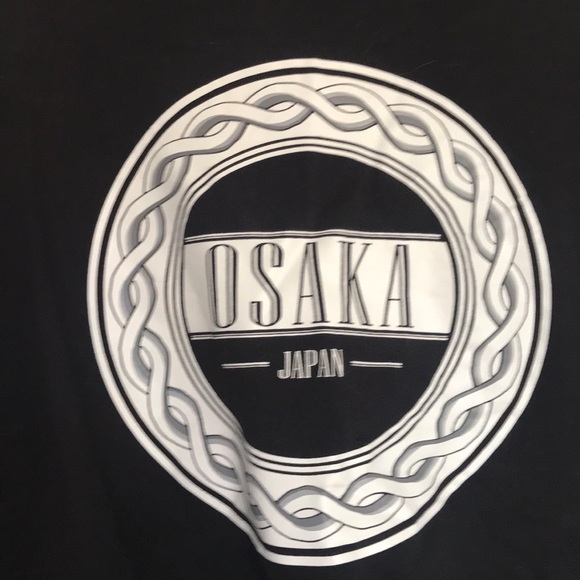 Black and white Osaka japan hooodie - Picture 3 of 3
